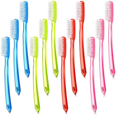 Extra Hard & Firm Toothbrush BPA Free Large Long Head Whitening Teeth