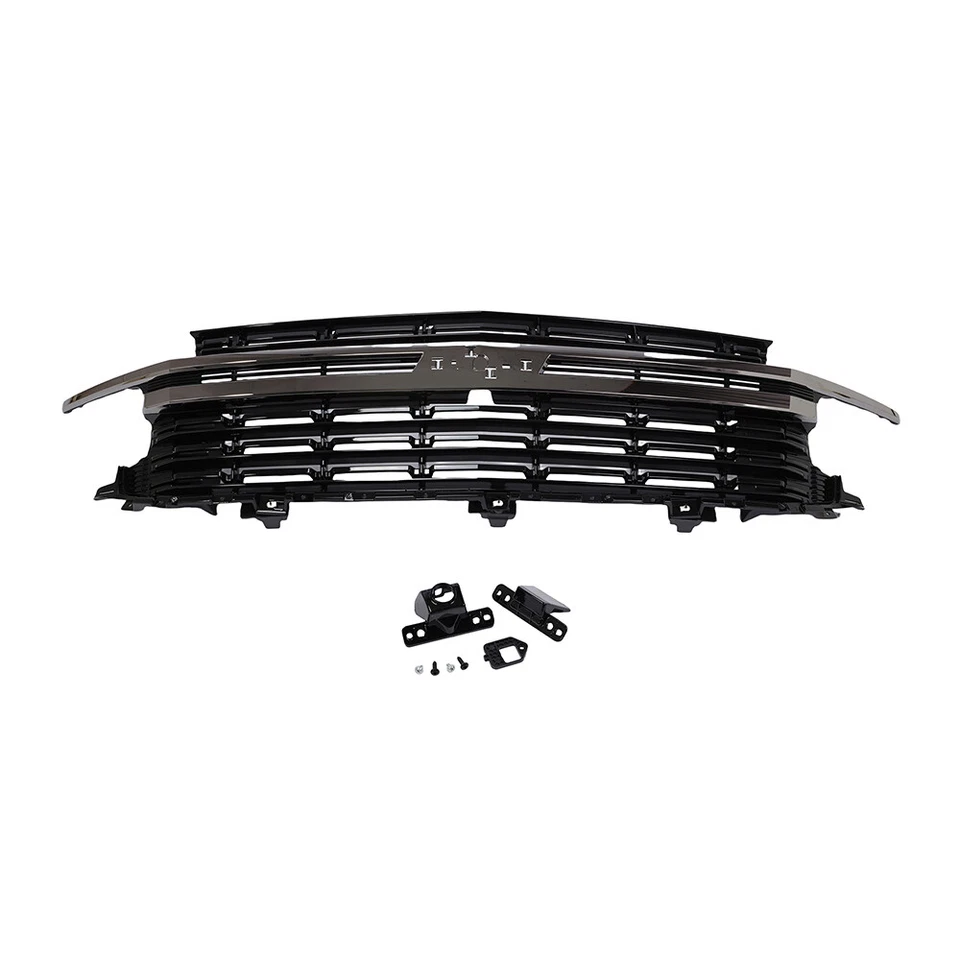 For 2021-2024 Chevrolet Tahoe / Suburban HC Style Front Grille Gloss Black Foto 2 de 4