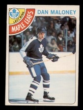 1978-79 O-PEE-CHEE #21 DAN MALONEY TORONTO MAPLE LEAFS