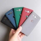 For Sony Xperia XZ2 Compact Slim Soft RockSand Matte Rubber Silicone case cover