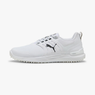 PUMA IGNITE ELEVATE 2  Spikeless Golf Shoes 2025 Puma White/Puma Black/Silver