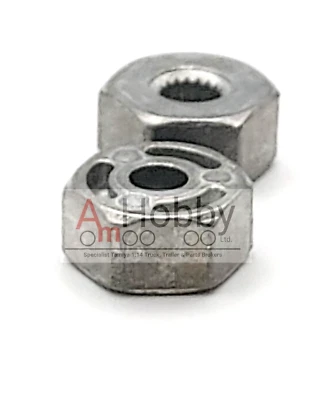 Tamiya 9805337/19805337, Trucks/Trailers. Hex Nut (2pc)