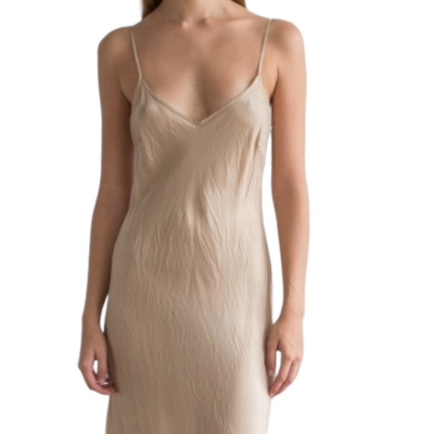 Organic John Patrick Light Golden Sleeveless Slip Dress Size XS | eBay