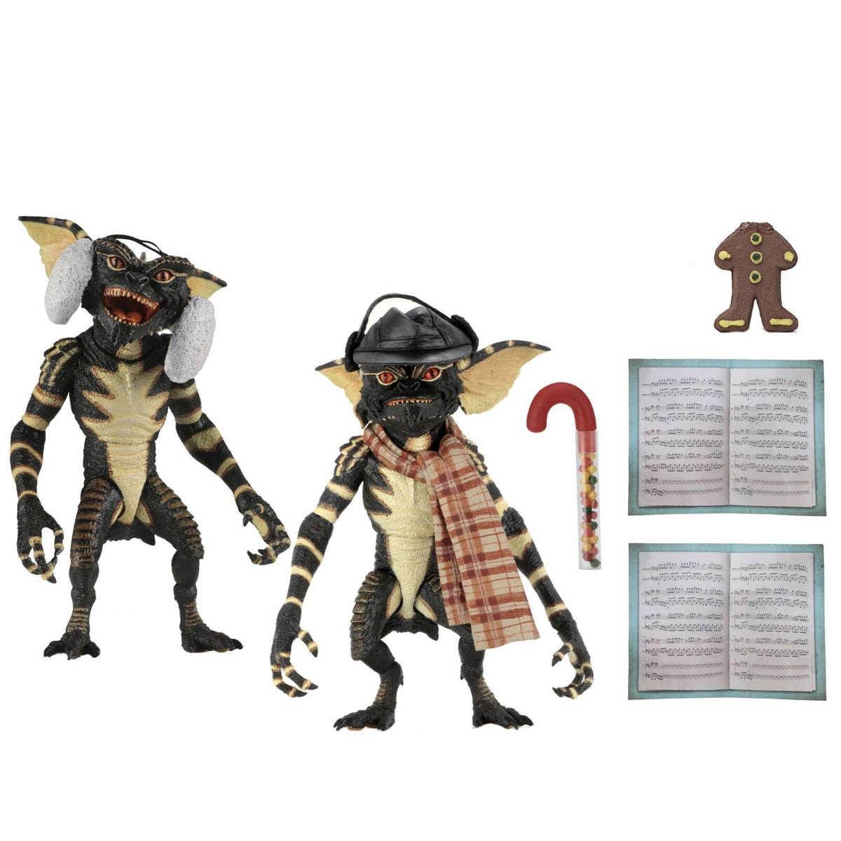 NECA Gremlins Christmas Carol Winter Scene Figure Sets 1 2 Full