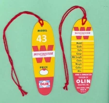 Winchester Model 43 Pre-64 Hang Tag Reproduction