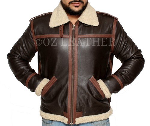 Mens Biker Leather Jacket Resident Evil 
