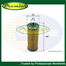 Filtro olio Premier adatto a Jeep Grand Cherokee 2010- 2.4 3.6 + altri modelli