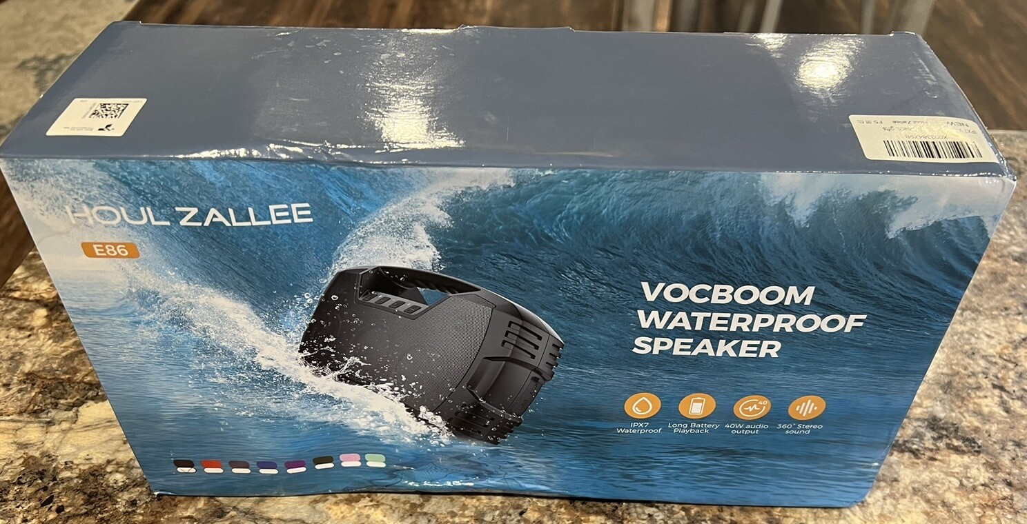 Houl Zallee Vocboom E86 Waterproof Speaker IPX7 40W 5 Speakers On front Sub Rear-image
