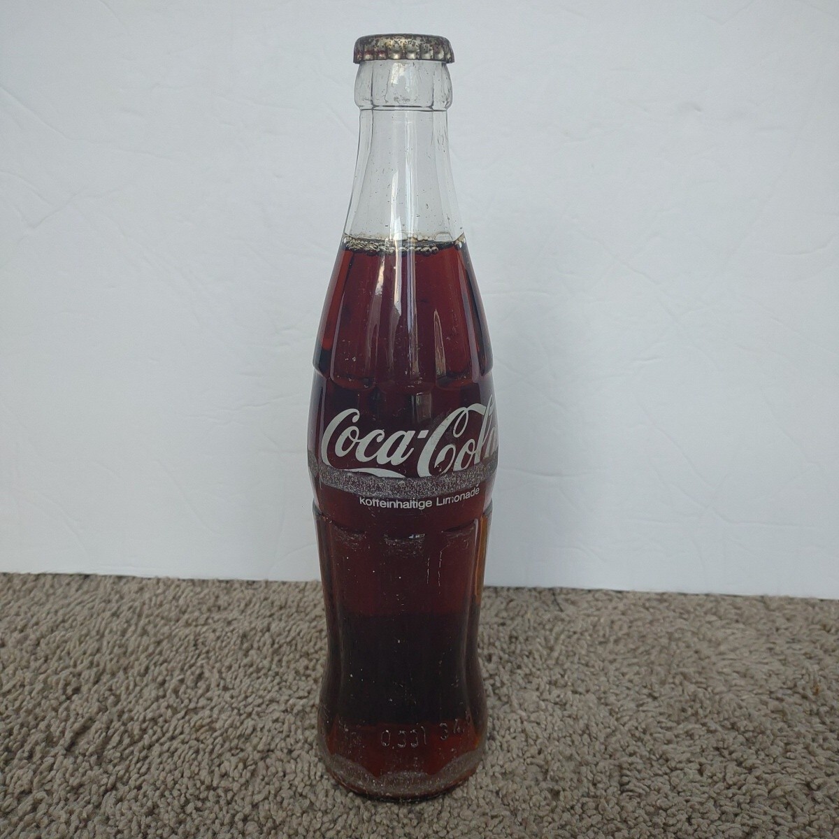 Coca Cola Coke Glass Bottle 12 Oz 0.33 L Germany 1995 Full Sealed