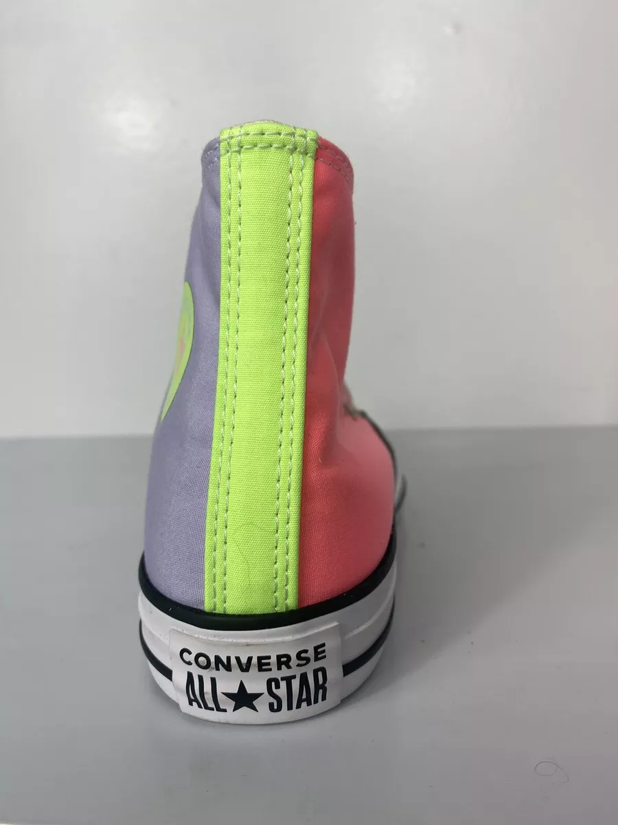 Unisex Converse Chuck Taylor All Star High Top Neon Multicolor M Sz 4 W 6
