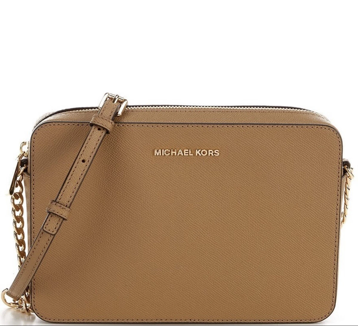 Michael Kors Jet Set Brown Leather Crossbody bag 32S4GTVC3L-230