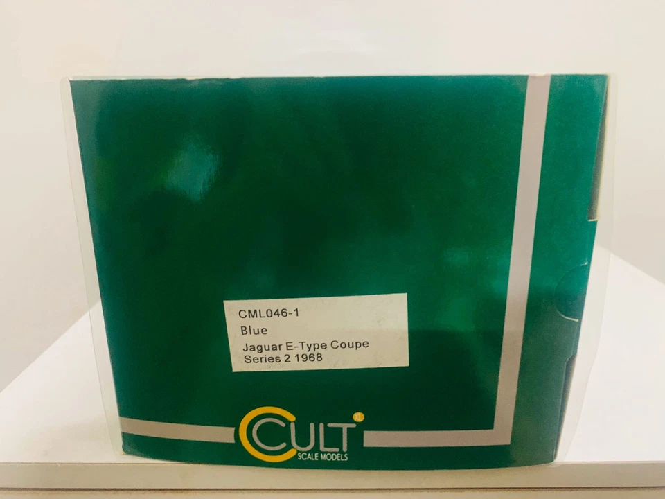 Cult Models! 1:18 Scale Resin Model Car Jaguar E-Type Coupe Series 2 1968 Blue - Image 2 of 2