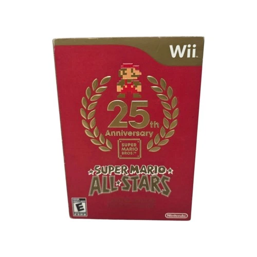 Super Mario All-Stars 25th Anniversary Nintendo Wii CIB Complete In Box