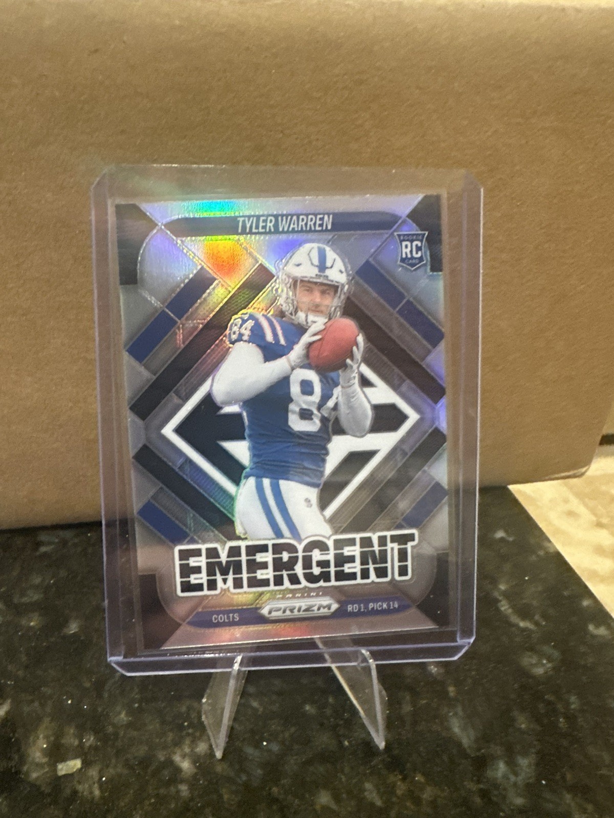 2025 Panini Prizm Tyler Warren Silver Emergent (RC)