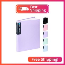 Sooez Art Portfolios 9"x12", 40 Pockets Large Portfolio Folder Display 80 Pages,