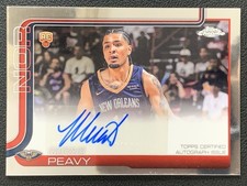 Micah Peavy 2025-26 Topps Chrome Auto RC #TCAR-MP -cs1