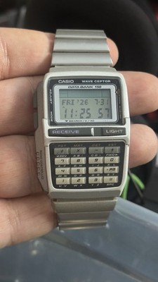 Casio DBC W151Q DataBank Digital Watch Timepiece Battery Replaced S52