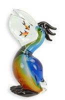 Glasfigur Pelikan Im Murano-Stil Replikat Retro Design Dekoration
