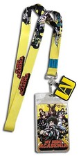 My Hero Academia Hero's In Costumes Lanyard With UA Charm Anime Licensed NEW
