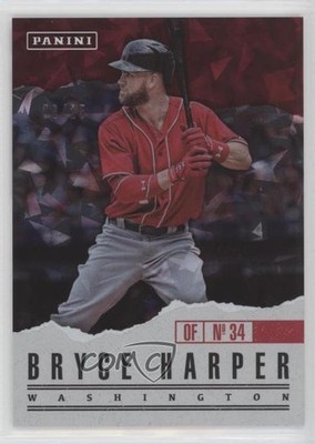 2017 Panini Father's Day Cracked Ice /25 Bryce Harper #21 0f8