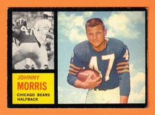 1962 Topps Johnny Morris (SP) #15 Chicago Bears VGEX