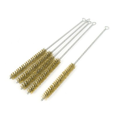 5Pcs 15mm Diameter Brass Wire Tube Brush Cleaning Tool 30cm Length