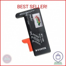 D-FantiX Battery Tester, Universal Battery Checker Small Battery Testers for AAA