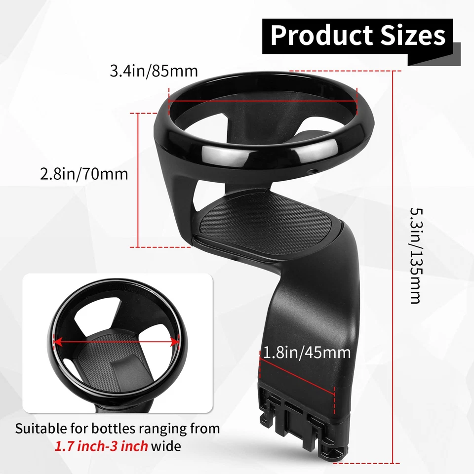 Left /Right Side Drink Cup Holder For MAZDA Roadster MX-5 2016-25 N243-64-39XA02 - Image 3 of 4