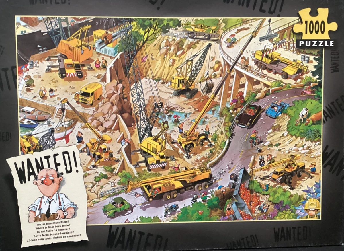 Puzzle HEYE 2000 Pièces - Loup SDI 1986 - Affiche Incluse - COMPLET