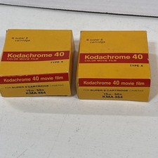 Kodachrome 40 - Super8 - LOT OF 2 NEW - April 77