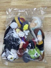 Vintage Disney Store Pinocchio Mini Bean Bag Plush Set of 4 - New SEALED Bag