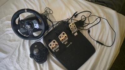 Logitech G920 Driving Force Racing Wheel - Black (941-000121) + H-Shifter
