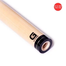 McDermott G-Core Billiard Pool Cue Shaft, Silver Ring, 3/8"-10, 12.5 mm cue tip