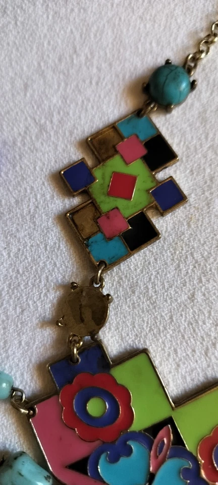 Betsey Johnson Vintage Necklaces For Parts Or Possible Repair Exotic Unique  - Image 3 of 4