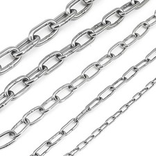Short / Long Security Link Chain 304 Stainless Steel 1.2mm 1.5mm 2mm 3mm - 12mm