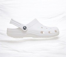 Crocs Unisex Classic Clog White 8m 10w
