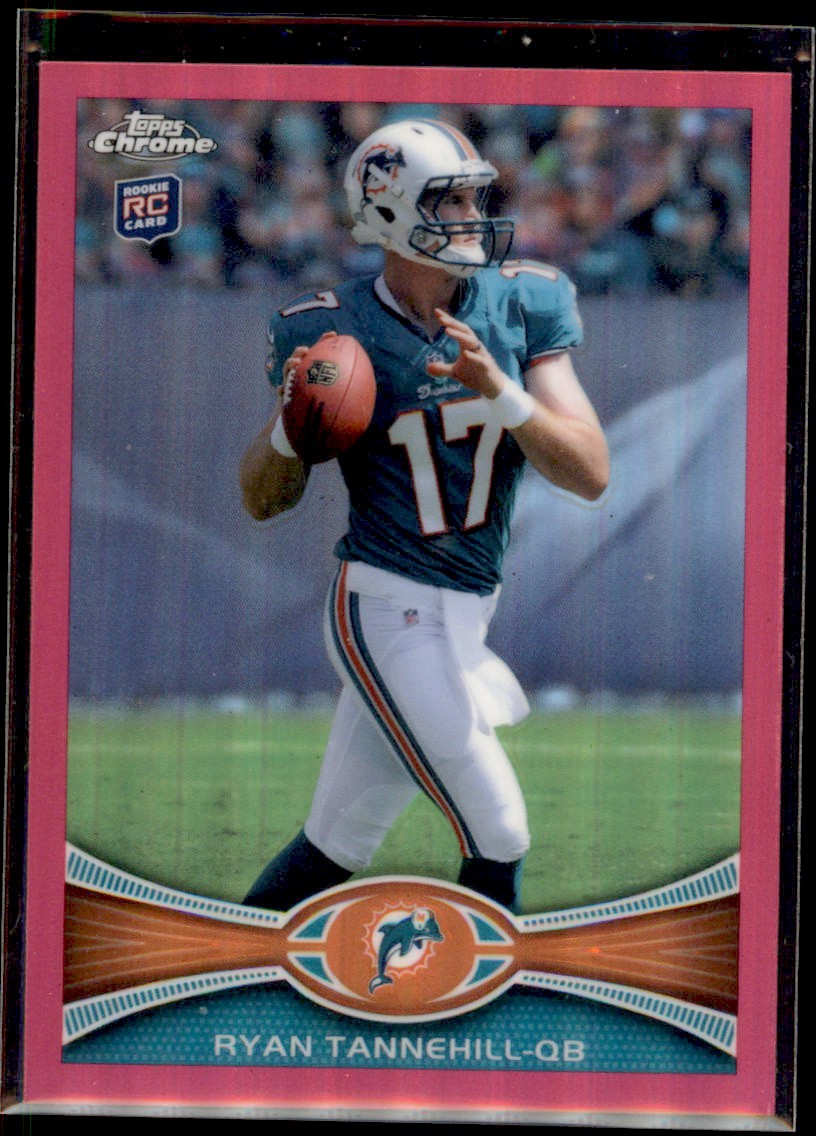 Ryan Tannehill 2012 Topps Chrome Pink Refractor RC /399 #109 Miami Dolphins