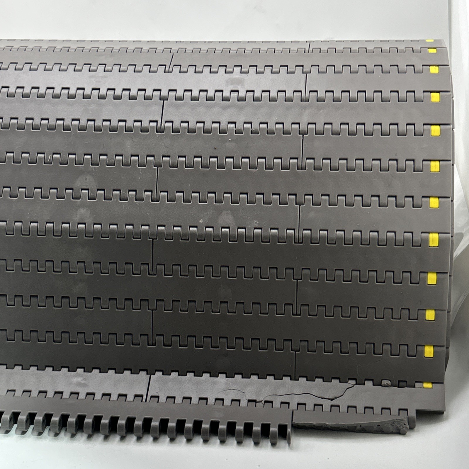 Rexnord MatTop 8505/06 18” x ~10’ Modular Plastic Conveyor Belt Gray SOME BROKE
