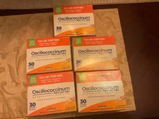 5X Boiron Oscillococcinum Homeopathic Medicine - 30 Doses (150 Total) 09/2029
