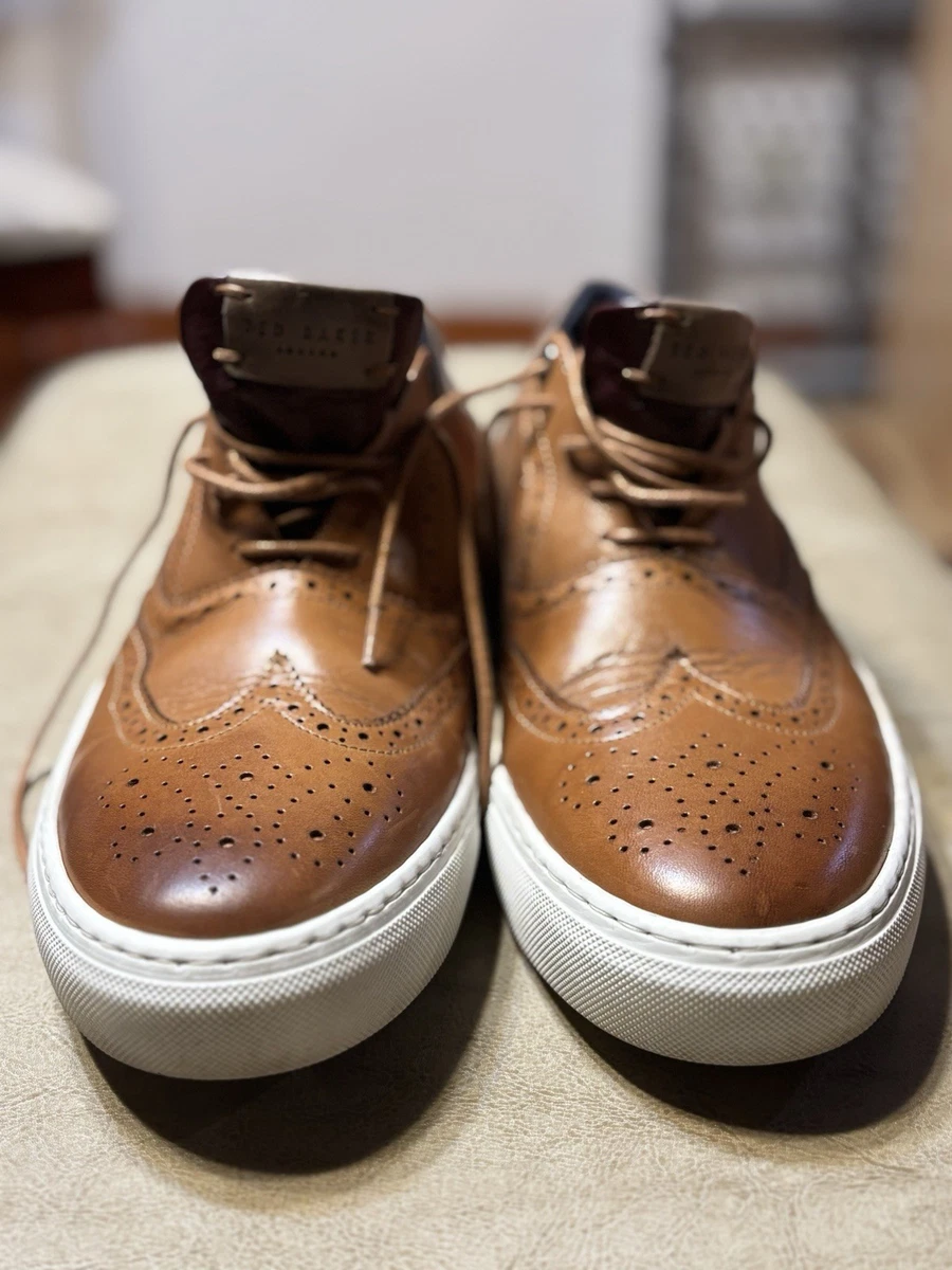Ted Baker Leather Upper Brown Casual Shoes for Men for sale  display picture 1