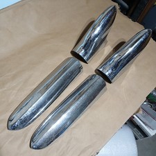 1955 Chrysler Rear Fender Top Trim Tail Light Fin Set 1622212 1622211 New Yorker