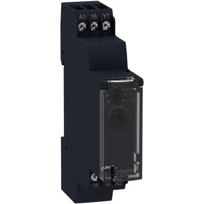 1PC SCHNEIDER ELECTRIC RE17RAMU On-Delay Timing Relay - 1 s..100 h - 24..24