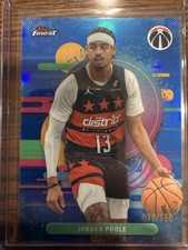 2025-26 Topps Finest - Uncommon Jordan Poole #186 Blue Refractor /150