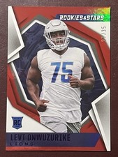 2021 Panini Rookies & Stars Levi Onwuzurike RC #157 Red & Blue /35 Detroit Lions