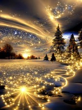 Golden Forest Diamond Art Kits for Adults, 5D Diamond Painting for Adult Begi...