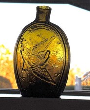 Killer half pint eagle stars, Lowell Railroad flask.