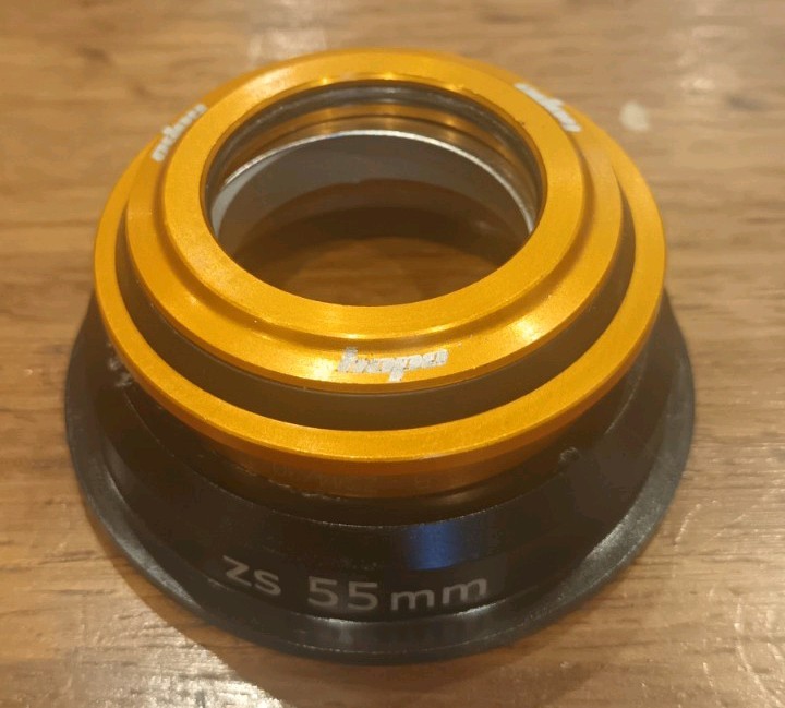 Hope Headset B Integral ZS44/30 Top / Zs55 Bottom / Tapered Steerer / Orange