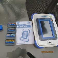Vtech Tablet Lot Innotab Blue Case Pouch Rubber Pirate Game Lot Backpack Bag Set