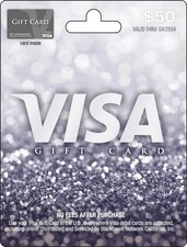 Visa 50 Gift Card plus 4.95 Purchase Fee 