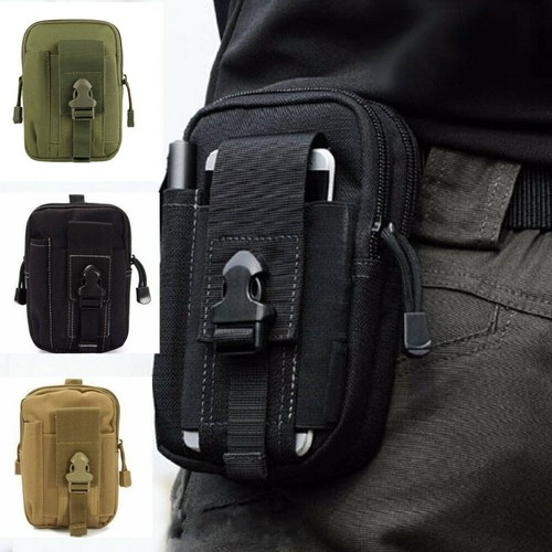 Bolsa táctica militar para exteriores, riñonera impermeable para acampar, |  eBay